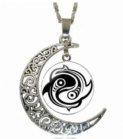 yin yang necklace koi fish hawain style