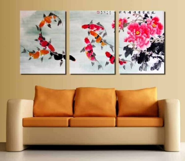 8 koi fish painting for sale