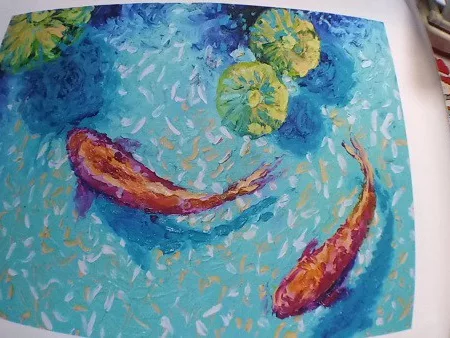 koi fish paintings for sale