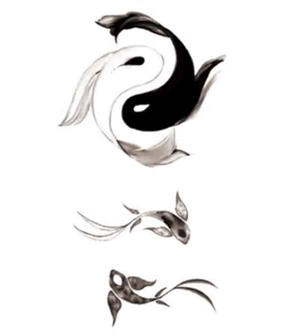 koi fish meaning yin yang koi fish tatto design