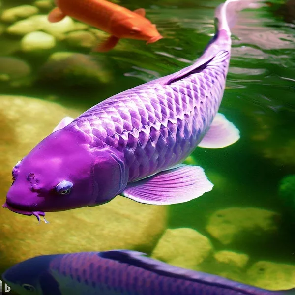 Purple koi fish meaning