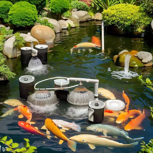 Types of koi pond filters