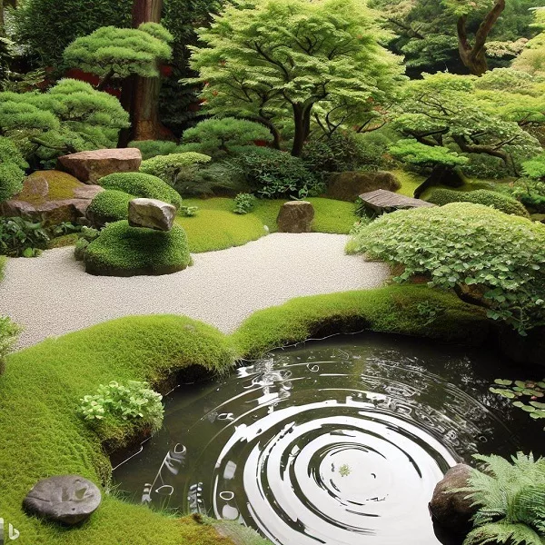 Japanese Zen Garden Pond Design