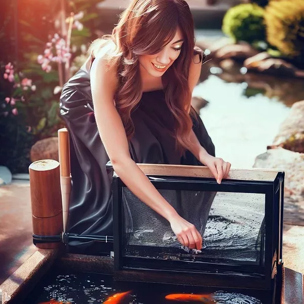 Understanding the filtration process in a koi pond Clear and Healthy