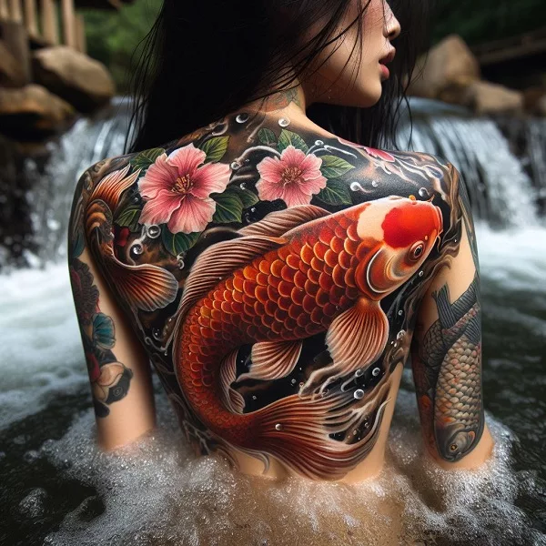 koi fish tattoo 